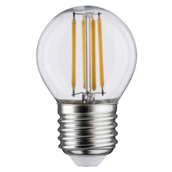 Bec cu filament decorativ sferic E27 4W LED