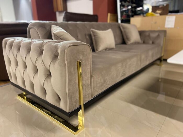 Canapea Gold Chesterfield