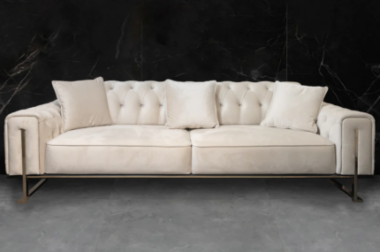 Canapea Gold Chesterfield