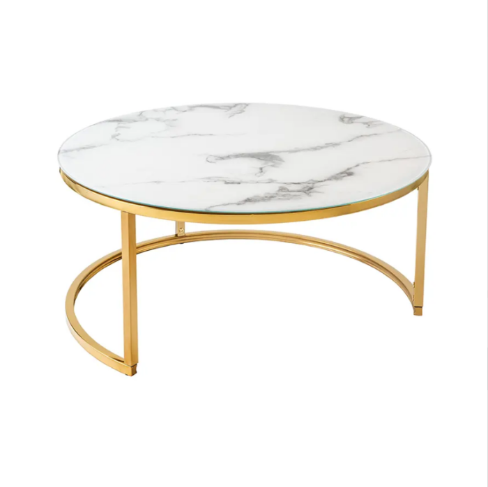 Set măsuţe de cafea Gold Marble