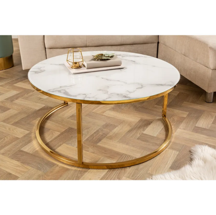 Set măsuţe de cafea Gold Marble