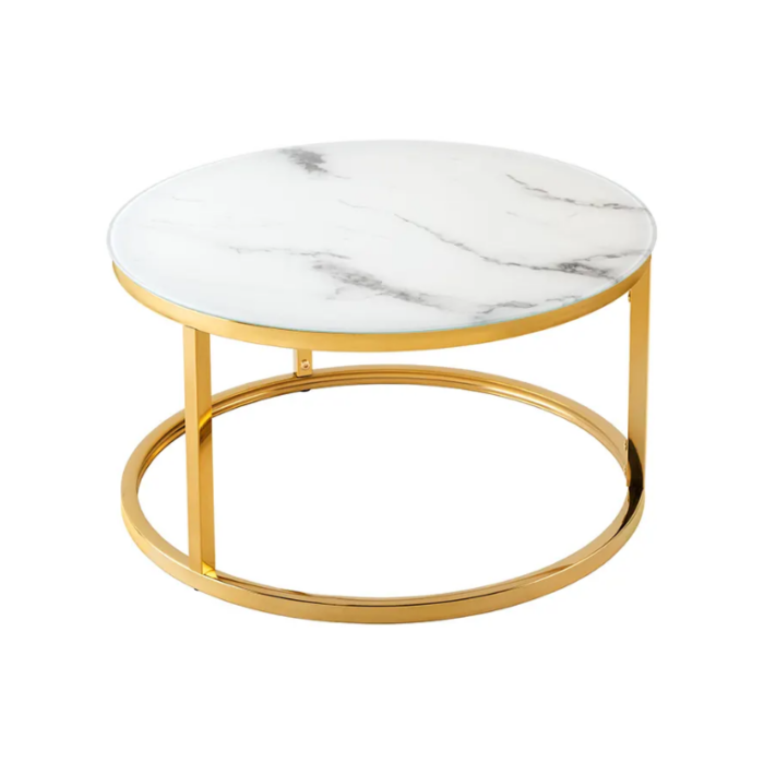 Set măsuţe de cafea Gold Marble