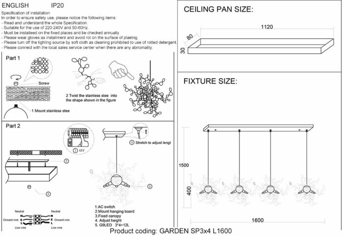 Candelabru Monetti